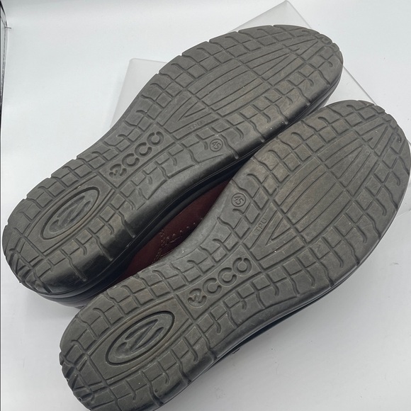 ECCO Men's Dark Brown Leather lace up Oxford, size EU 45 - Picture 5 of 9